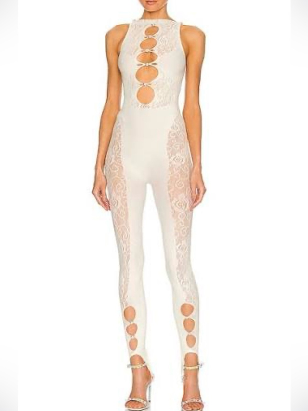 NWT Poster Girl Floral Janice Jumpsuit Butter One Size